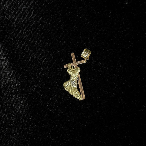 10k Gold Jesus Pendant